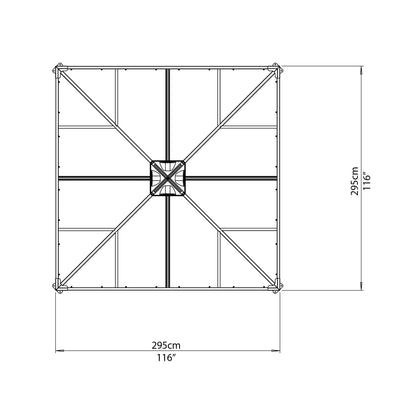 Palram - Canopia | Palermo Gazebo - HG9150
