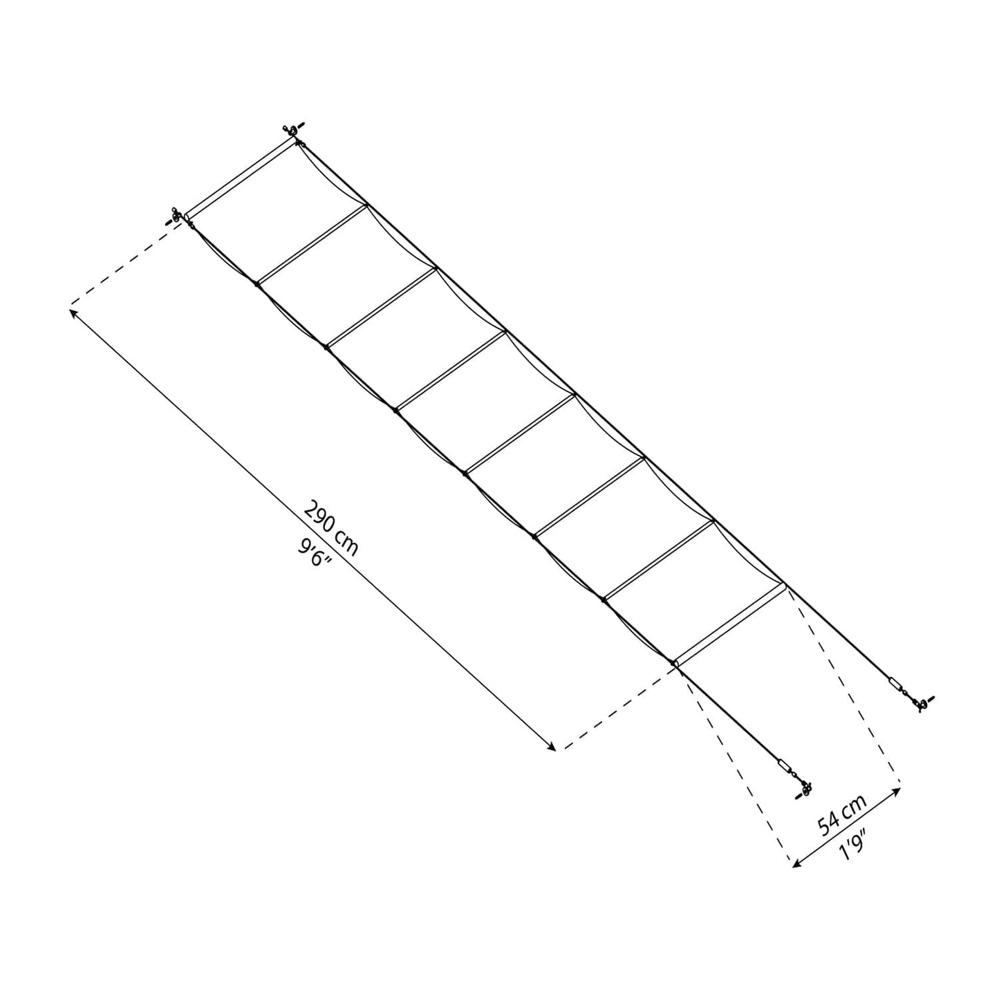 Palram - Canopia | Patio Cover Blinds 10x30 ft - White - HG1077