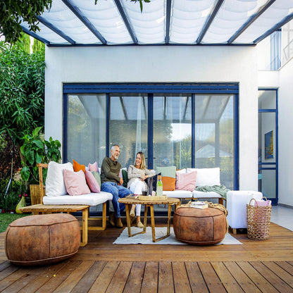 Palram - Canopia | 11x26 ft Stockholm Patio Cover Roof Blinds - HG1096