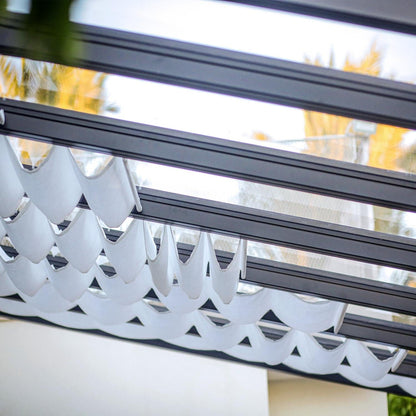 Palram - Canopia | 11x26 ft Stockholm Patio Cover Roof Blinds - HG1096