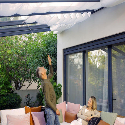 Palram - Canopia | 11x26 ft Stockholm Patio Cover Roof Blinds - HG1096