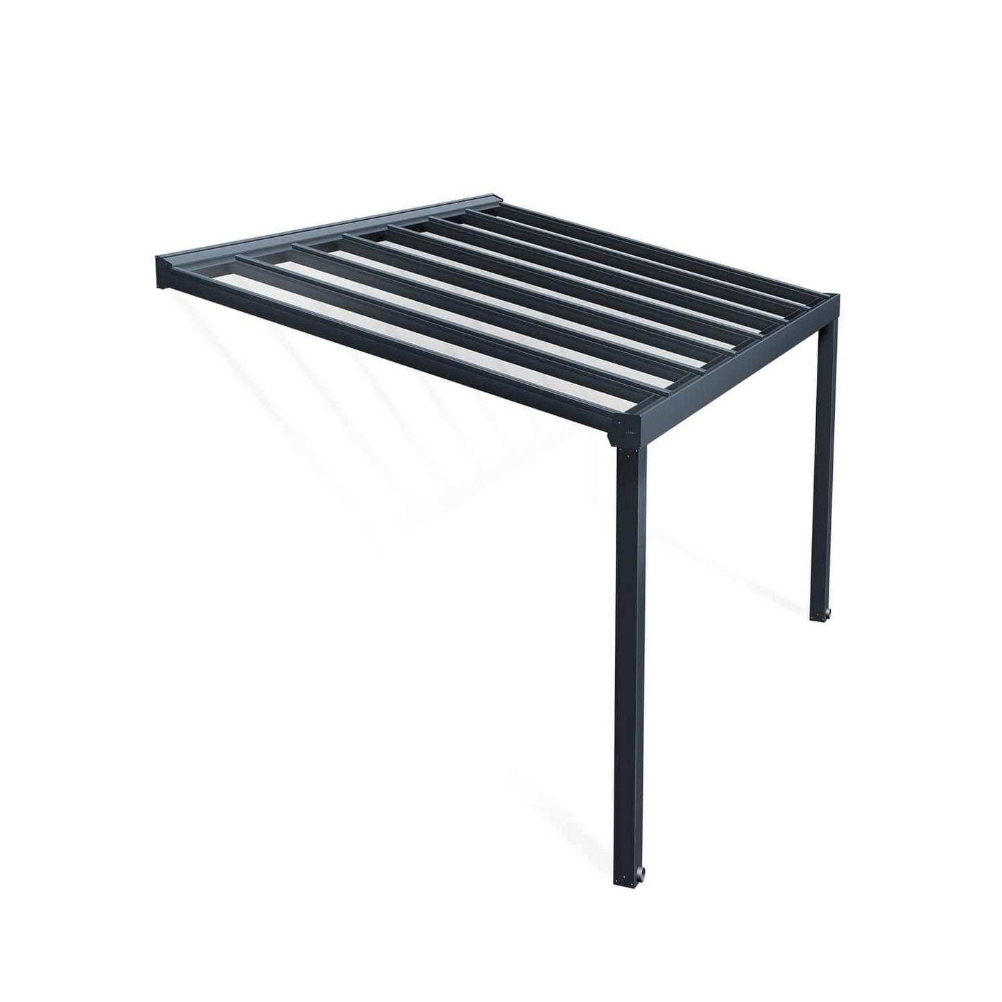 Palram - Canopia | Stockholm 11x17 ft Patio Cover - Gray/Clear - HG9455