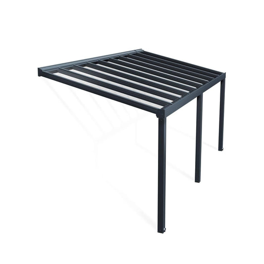 Palram - Canopia | Stockholm 11x22 ft Patio Cover - Gray/Clear - VHG9461