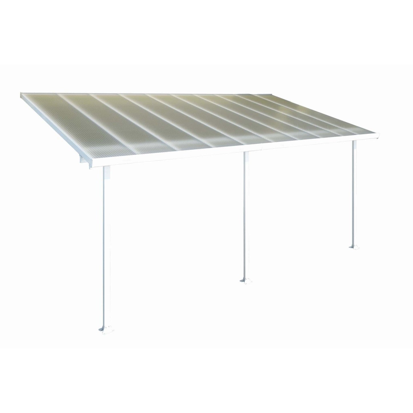 Palram - Canopia | 10 ft Wide Feria Patio Cover - White White - HG9310