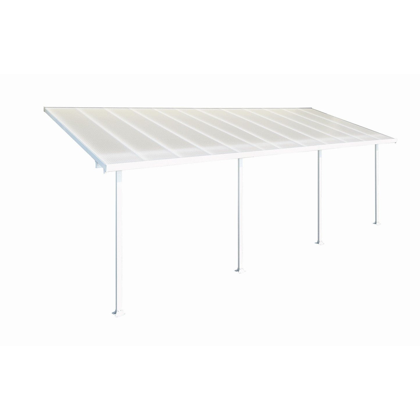 Palram - Canopia | 10 ft Wide Feria Patio Cover - White White - HG9310