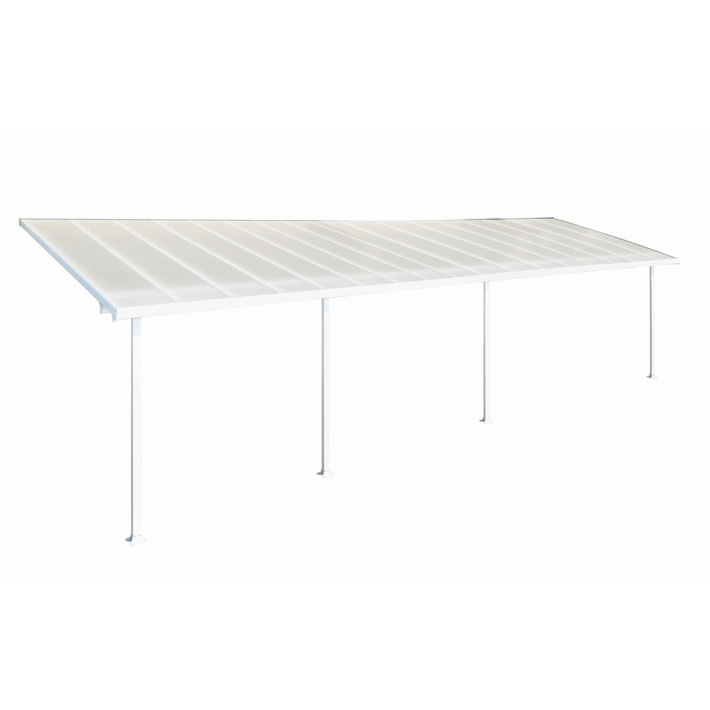 Palram - Canopia | 10 ft Wide Feria Patio Cover - White White - HG9310