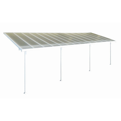 Palram - Canopia | 13 ft Wide Feria Patio Cover - White Clear - HG9214