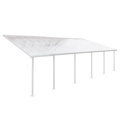 Palram - Canopia | 13 ft Wide Feria Patio Cover - White Clear - HG9214