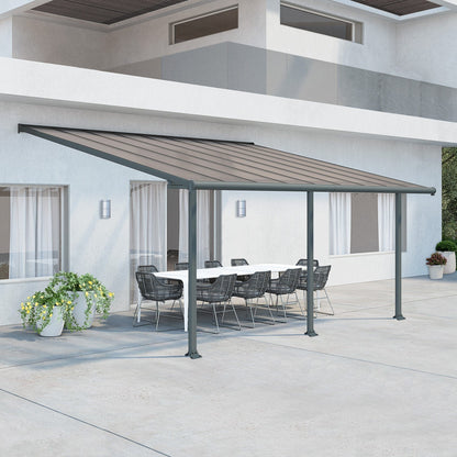 Palram - Canopia | Olympia Patio Cover - Gray - HG8810