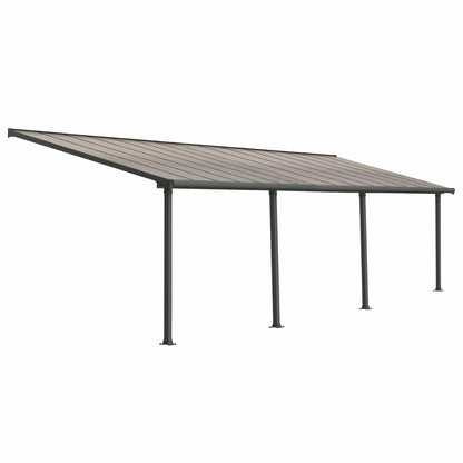 Palram - Canopia | Olympia Patio Cover - Gray - HG8810
