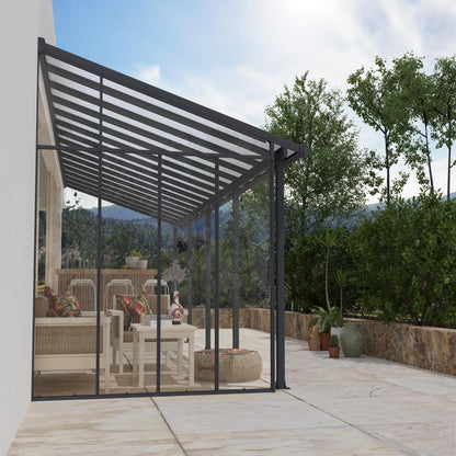 Palram - Canopia | Feria 13 ft Patio Cover Sidewall Kit - White - HG9205