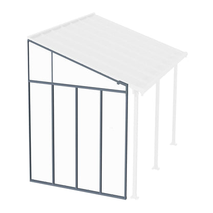 Palram - Canopia | Feria 13 ft Patio Cover Sidewall Kit - White - HG9205