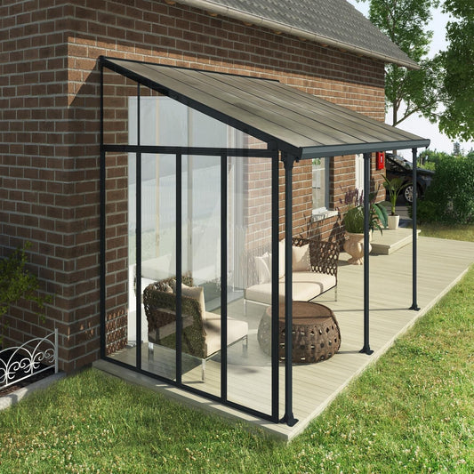 Palram - Canopia | Feria 13 ft Patio Cover Sidewall Kit - White - HG9205