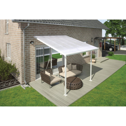 Palram - Canopia | 10 ft Wide Feria Patio Cover - White White - HG9310