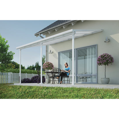 Palram - Canopia | 10 ft Wide Feria Patio Cover - White White - HG9310