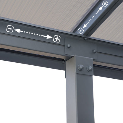 Palram - Canopia | Olympia Patio Cover - Gray - HG8810