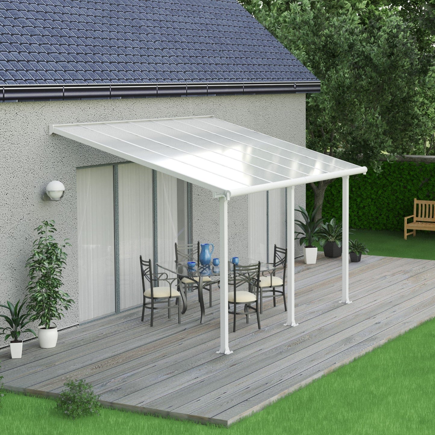Palram - Canopia | Olympia Patio Cover - White - HG8810W