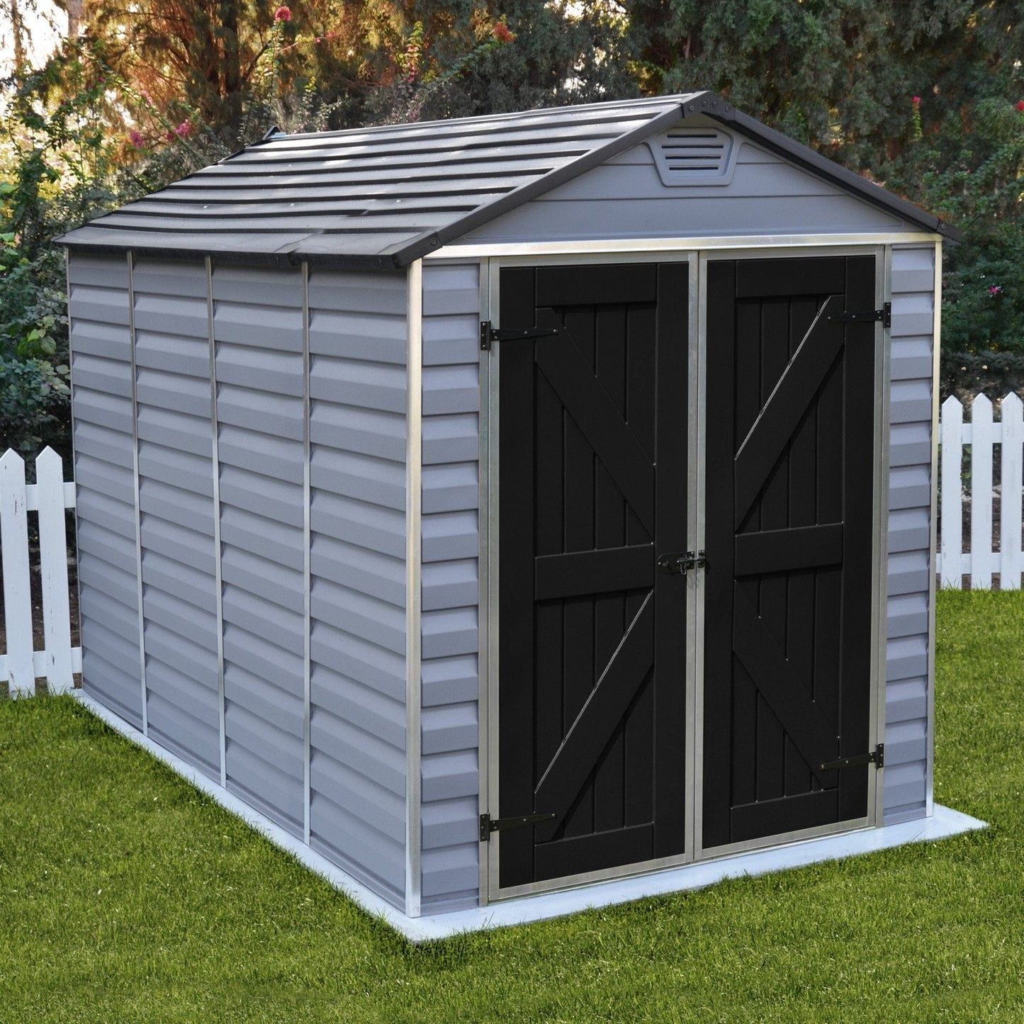 Palram - Canopia | SkyLight Polycarbonate Storage Shed - 6' Wide - HG9603T