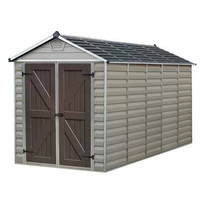 Palram - Canopia | SkyLight Polycarbonate Storage Shed - 6' Wide - HG9603T