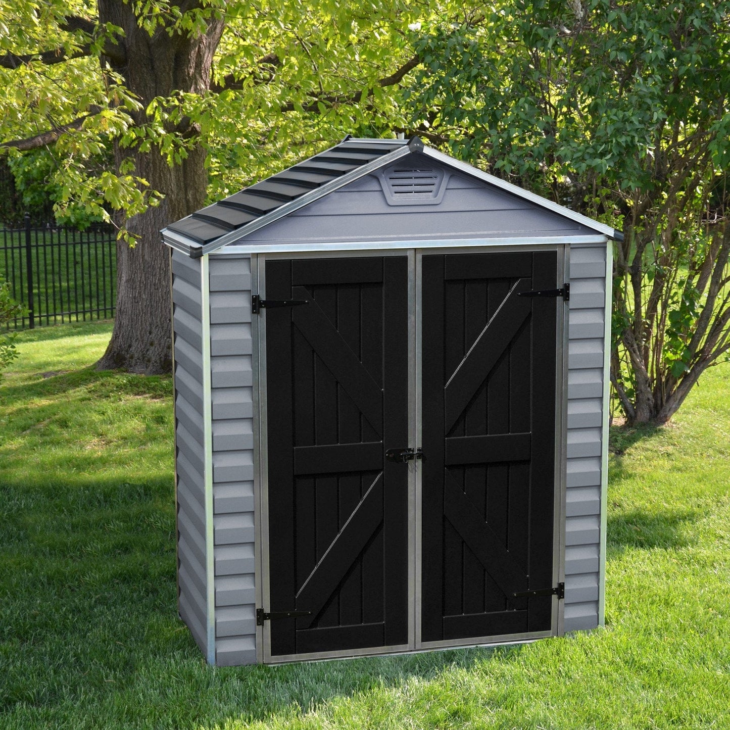 Palram - Canopia | SkyLight Polycarbonate Storage Shed - 6' Wide - HG9603T