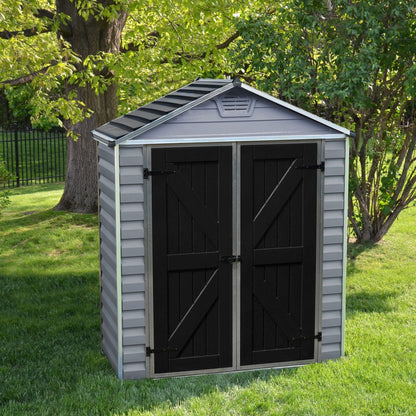 Palram - Canopia | SkyLight Polycarbonate Storage Shed - 6' Wide - HG9603T