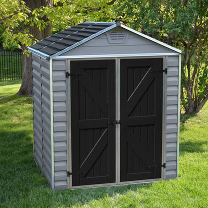 Palram - Canopia | SkyLight Polycarbonate Storage Shed - 6' Wide - HG9603T
