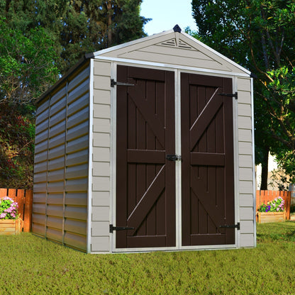 Palram - Canopia | SkyLight Polycarbonate Storage Shed - 6' Wide - HG9603T