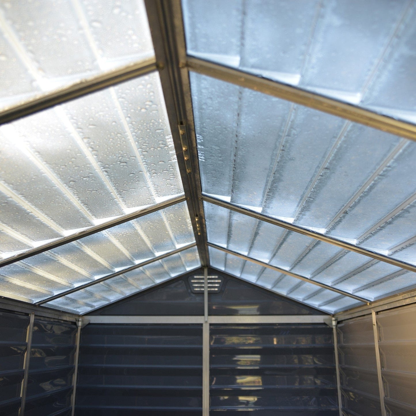 Palram - Canopia | SkyLight Polycarbonate Storage Shed - 6' Wide - HG9603T