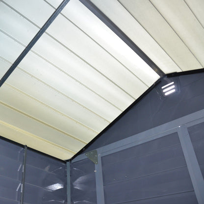 Palram - Canopia | SkyLight Polycarbonate Storage Shed - 6' Wide - HG9603T