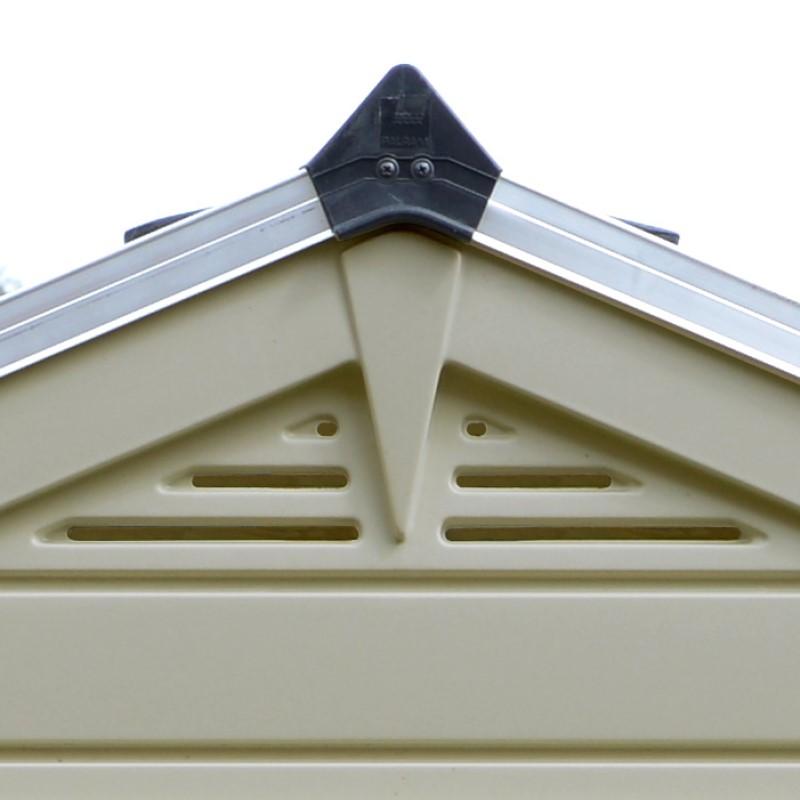 Palram - Canopia | SkyLight Polycarbonate Storage Shed - 6' Wide - HG9603T