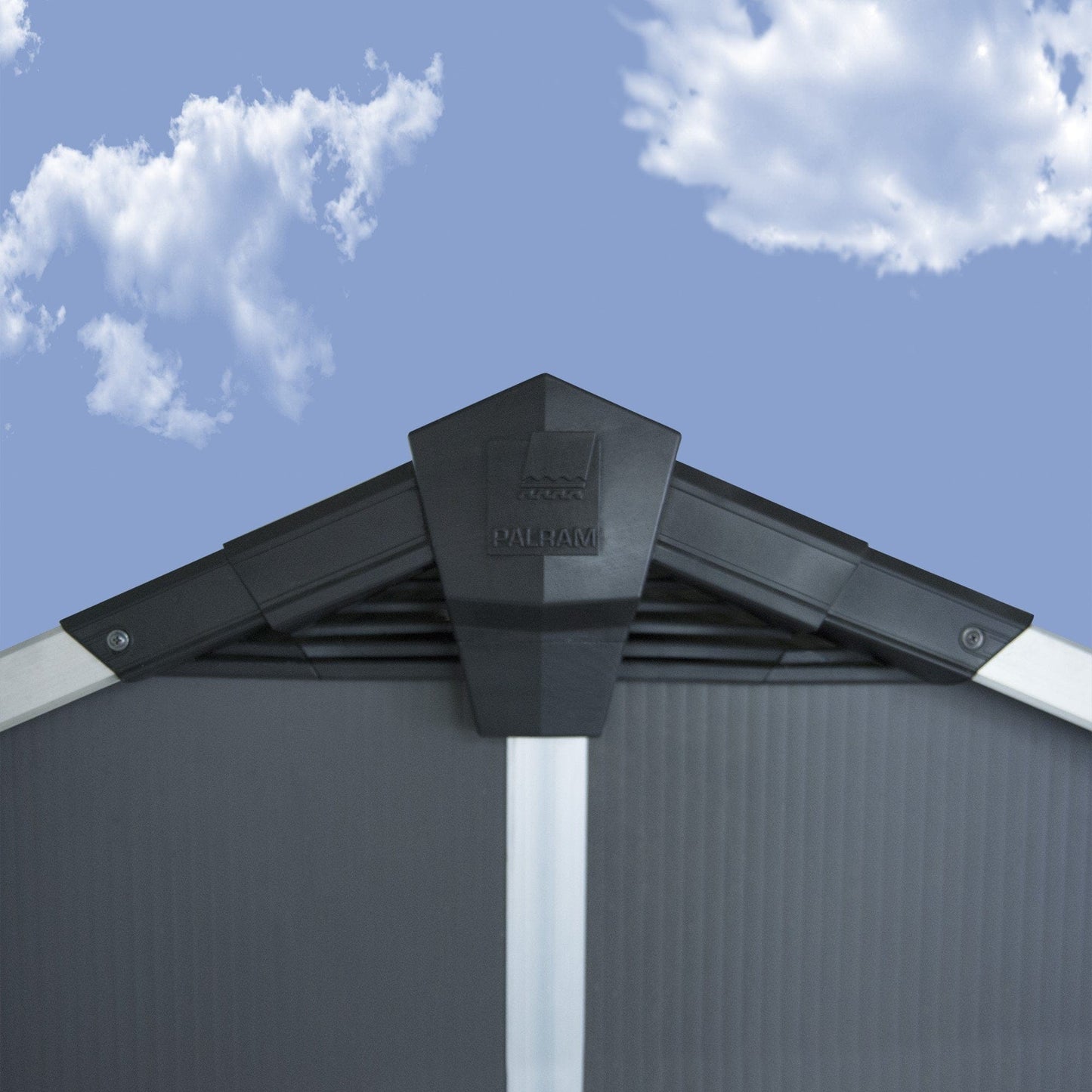 Palram - Canopia | Yukon Polycarbonate Storage Shed - HG9909SGY