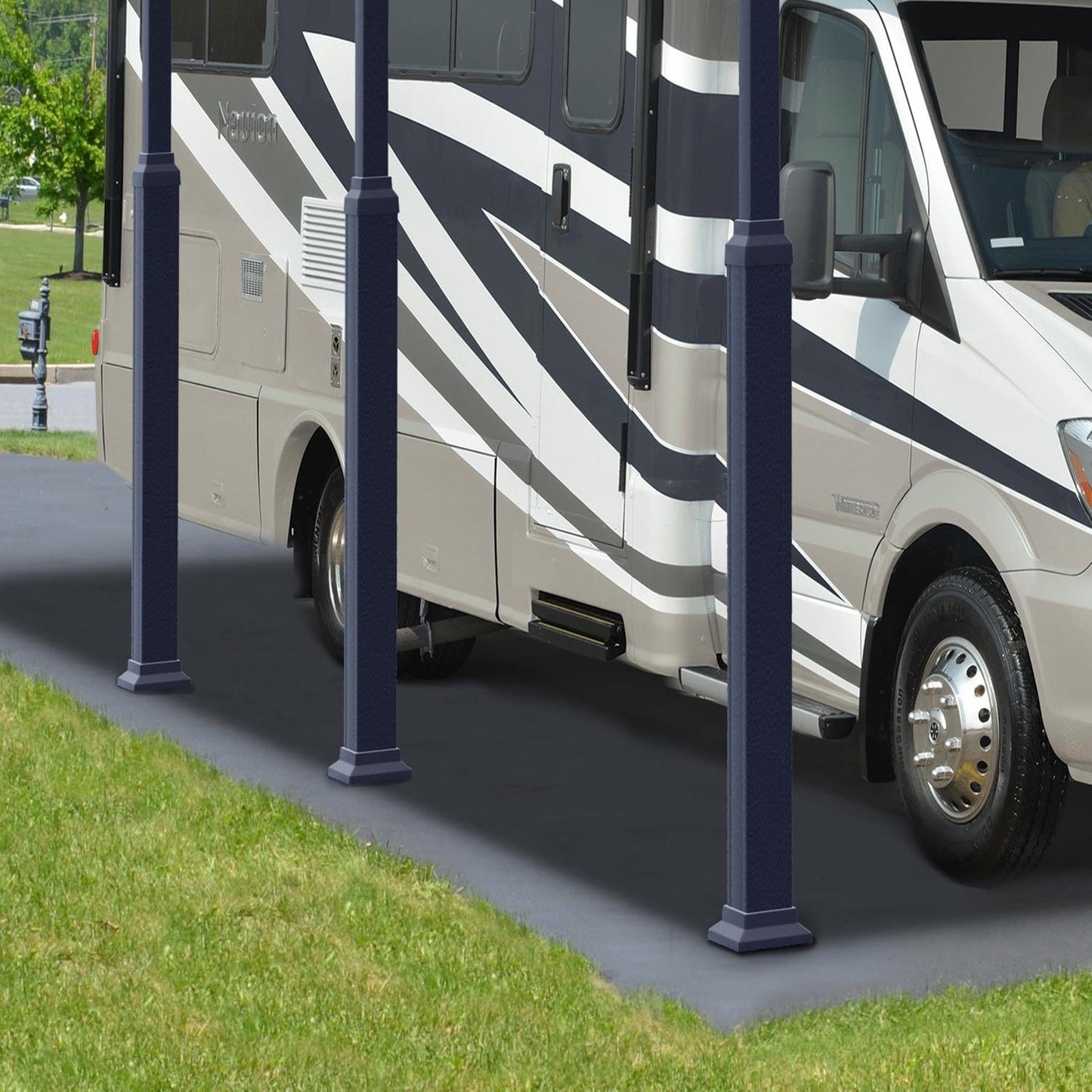 Palram - Canopia | Arcadia Alpine  RV Carport 12x16x11.5 ft - HG9125