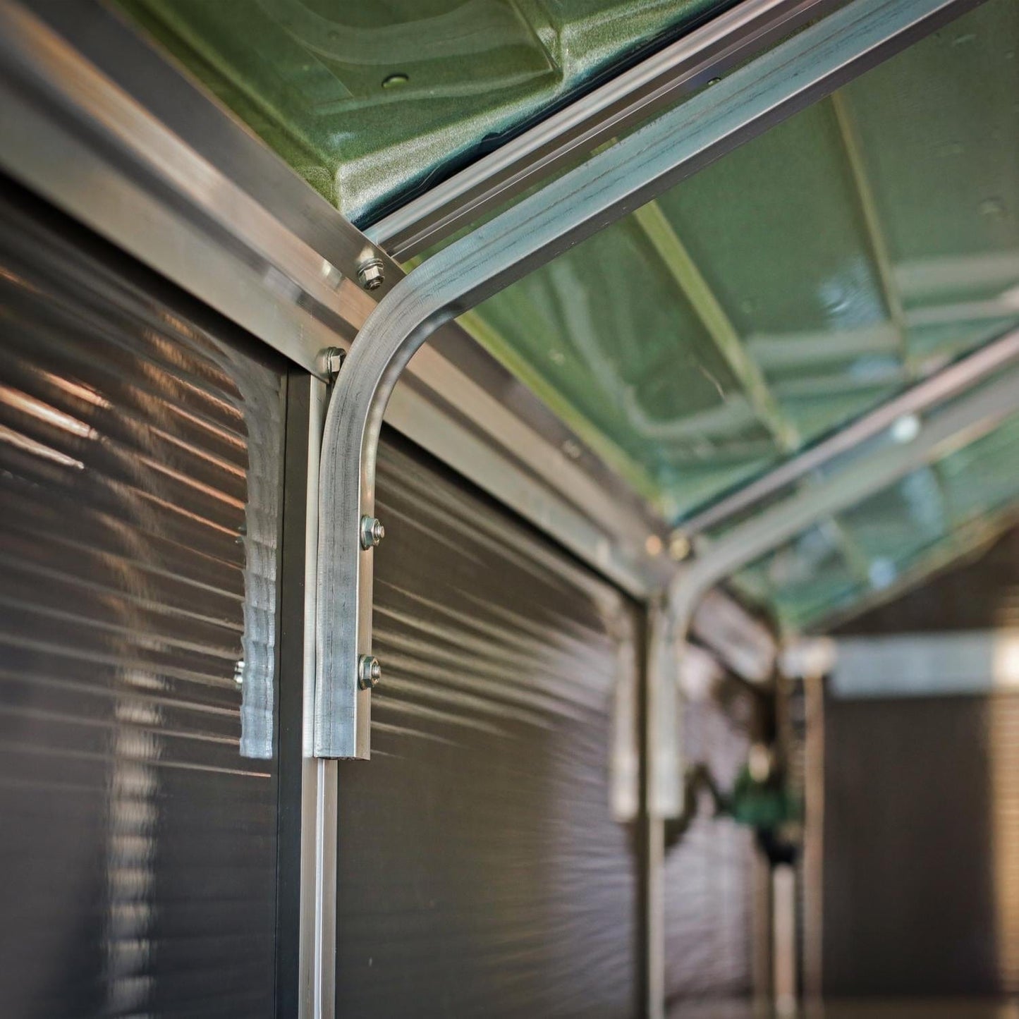 Palram - Canopia | Rubicon 6ft Ultra Durable Outdoor Storage Shed for Garden Dark Grey Series - HG9705GY