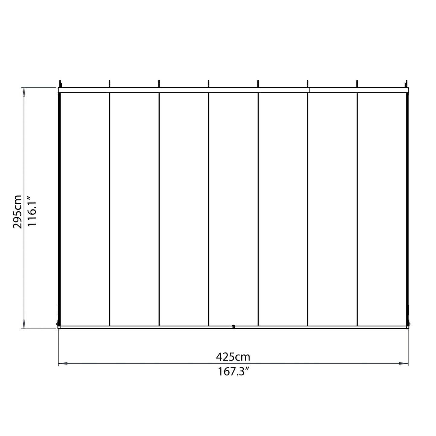 Palram - Canopia | SanRemo Patio Enclosure / Sunroom - HG9074
