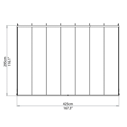 Palram - Canopia | SanRemo Patio Enclosure / Sunroom - HG9074