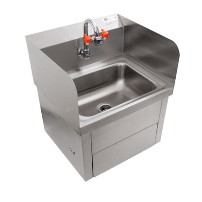 John Boos PBHS-W-1410-KV1APS-EW Hand Sink with Eye Wash - JBPBHSWKV1APSEW