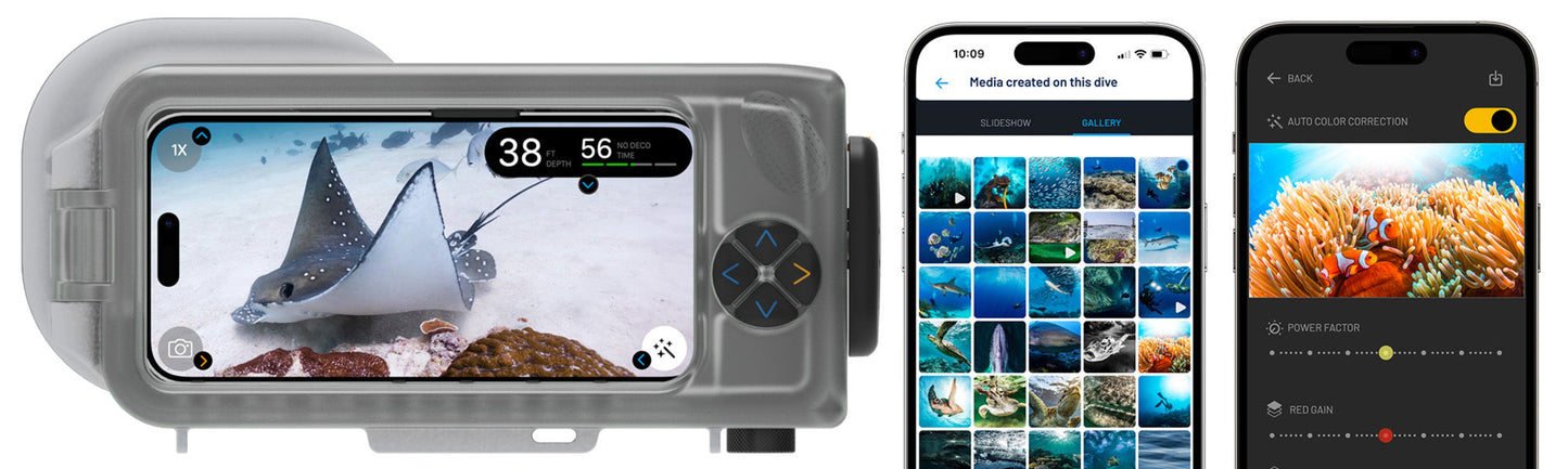 Zeagle Oceanic+ Dive Housing for use w/ iPhone - CAMERA404 HOUSING