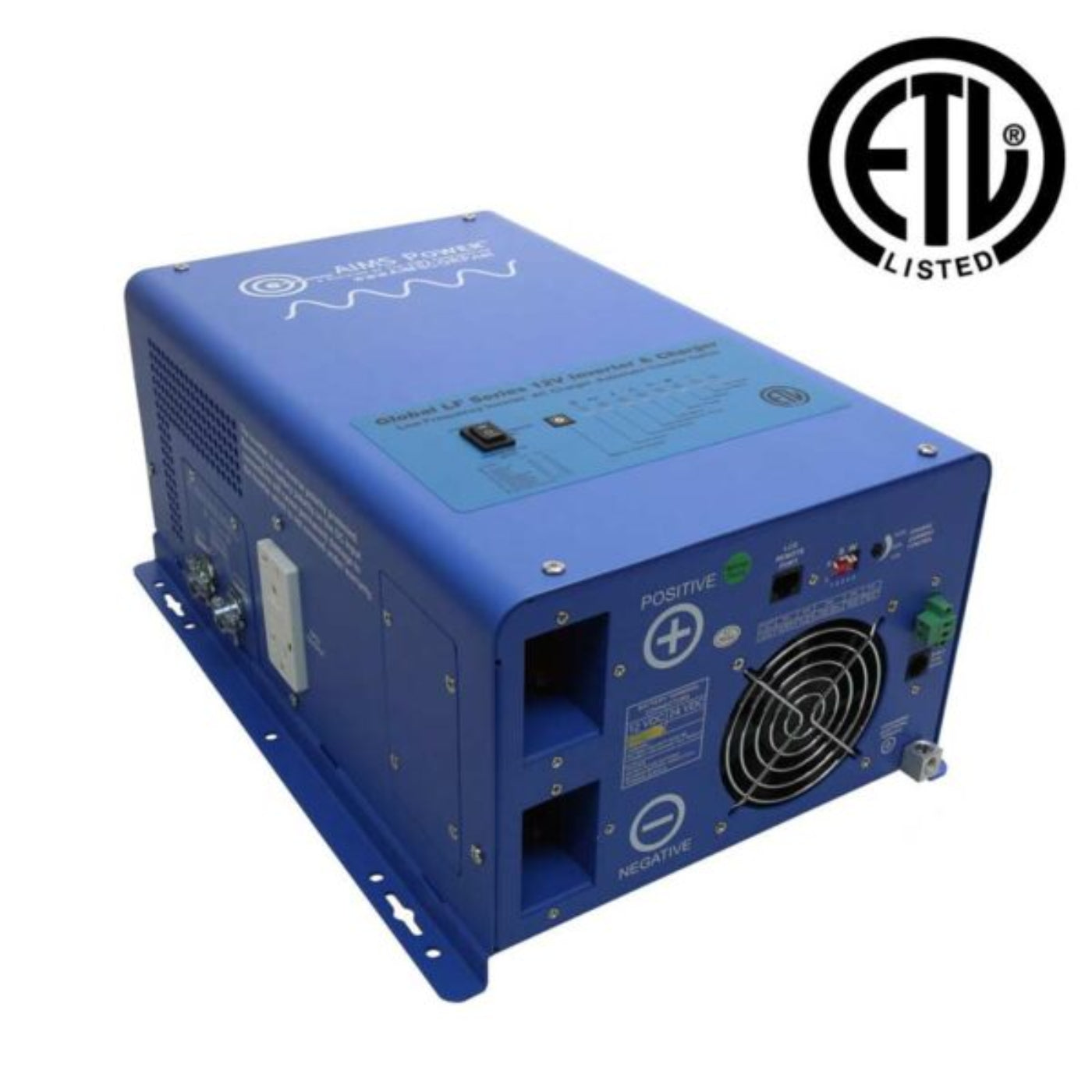 Aims Power 3000 Watt Pure Sine Inverter 100A Charger with 120/240V 30A & 50A Transfer - PICOGLF3K12050BY