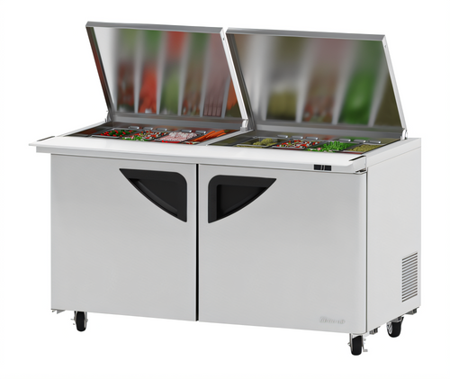 Turbo Air Super Deluxe Refrigerated Prep Tables -  TST-60SD-24-N-FL