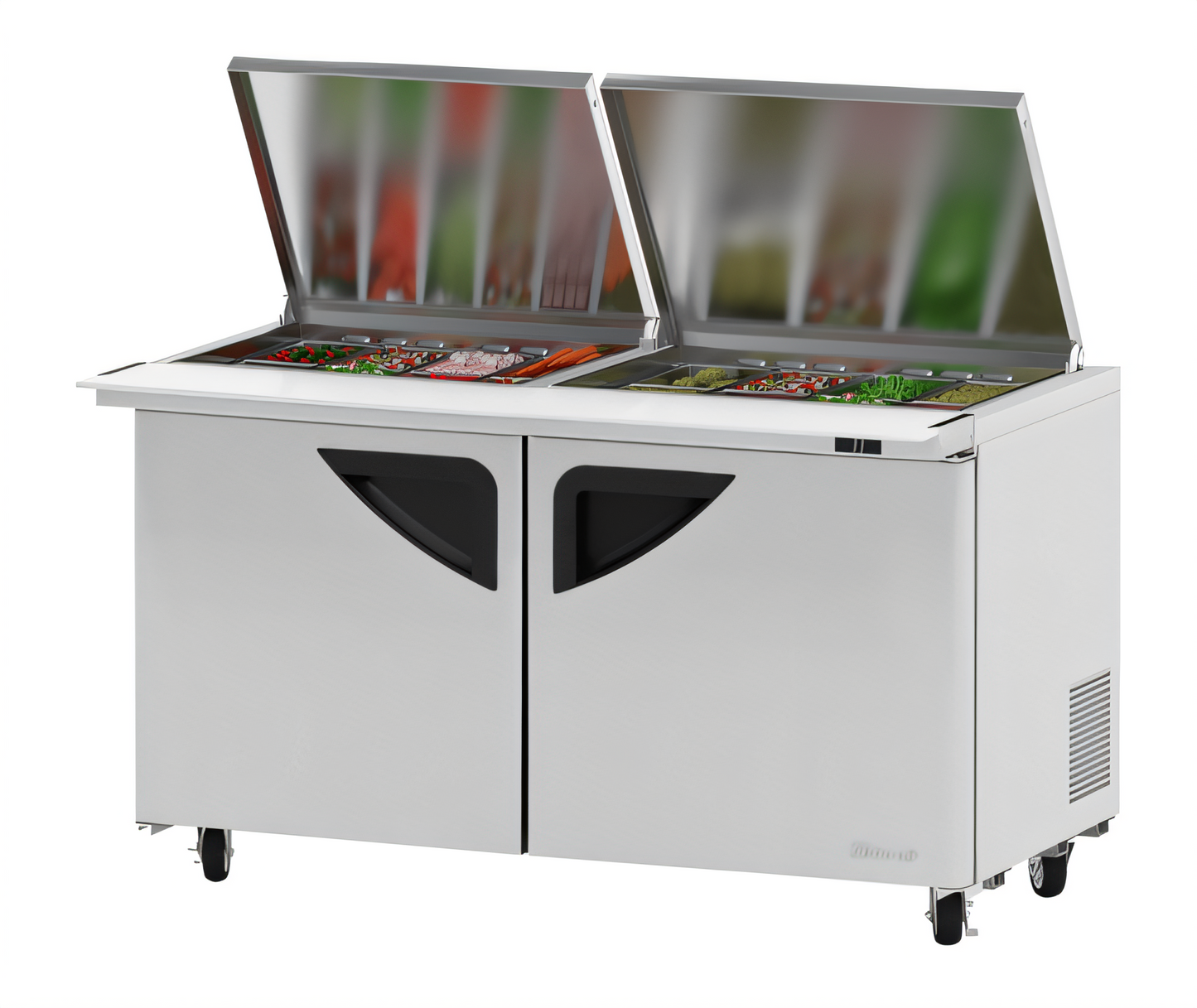 Turbo Air Super Deluxe Refrigerated Prep Tables -  TST-60SD-24-N-FL