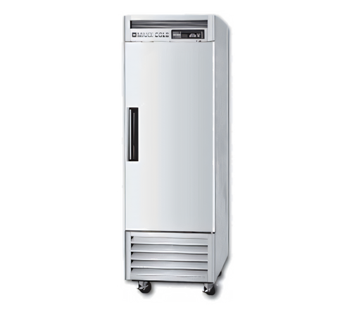 Maxx Cold 1-Section Reach-In Freezer with Solid Hinged Door, 18.9 Cu. Ft., Bottom Mount, Stainless Steel - MCF-23FDHC