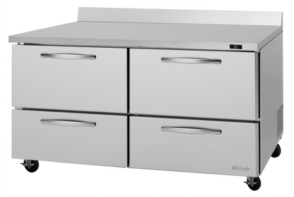 Turbo Air PWR-60-D4-N PRO Worktop Refrigerators - PWR-60-D4-N