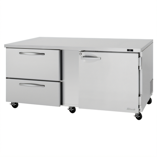Turbo Air PUR-72-D2R(L)-N PRO Reach-in Refrigerators - PUR-72-D2R(L)-N
