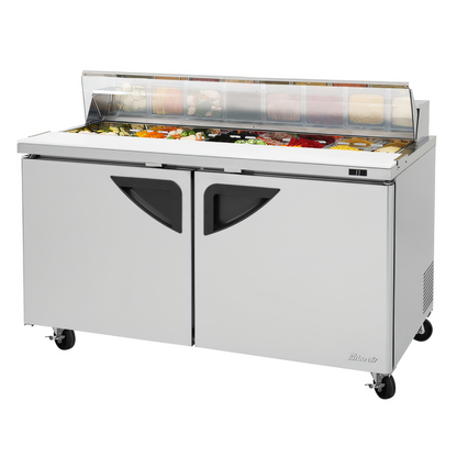 Turbo Air TST-60SD-N-CL Super Deluxe Prep Tables - TST-60SD-N-CL