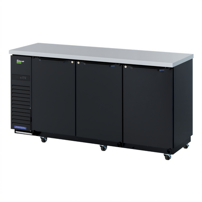 Turbo Air TBB-24-72SBD-N6 Super Deluxe Back Bar Coolers - TBB-24-72SBD-N6
