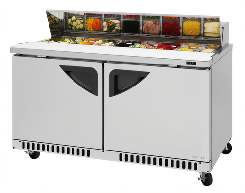 Turbo Air TST-60SD-FB-N Super Deluxe Prep Tables - TST-60SD-FB-N