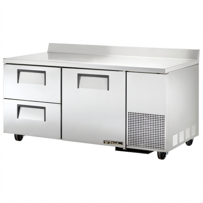 True Mfg. - General Foodservice TWT-67D-2-HC Worktop Refrigerators - TWT-67D-2-HC