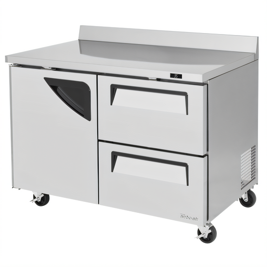 Turbo Air TWR-48SD-D2-N Super Deluxe Worktop Refrigerators - TWR-48SD-D2-N