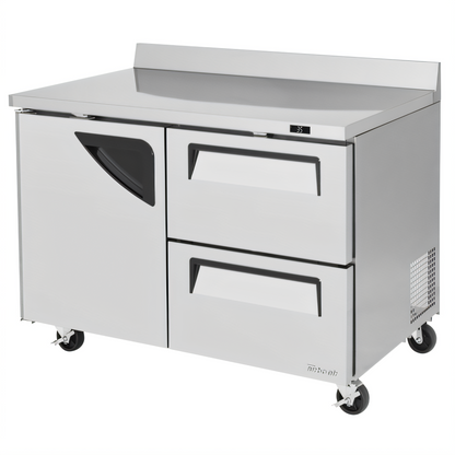 Turbo Air TWR-48SD-D2-N Super Deluxe Worktop Refrigerators - TWR-48SD-D2-N