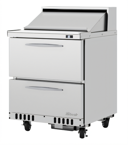 Turbo Air PST-28-D2-FB-N PRO Prep Tables - PST-28-D2-FB-N